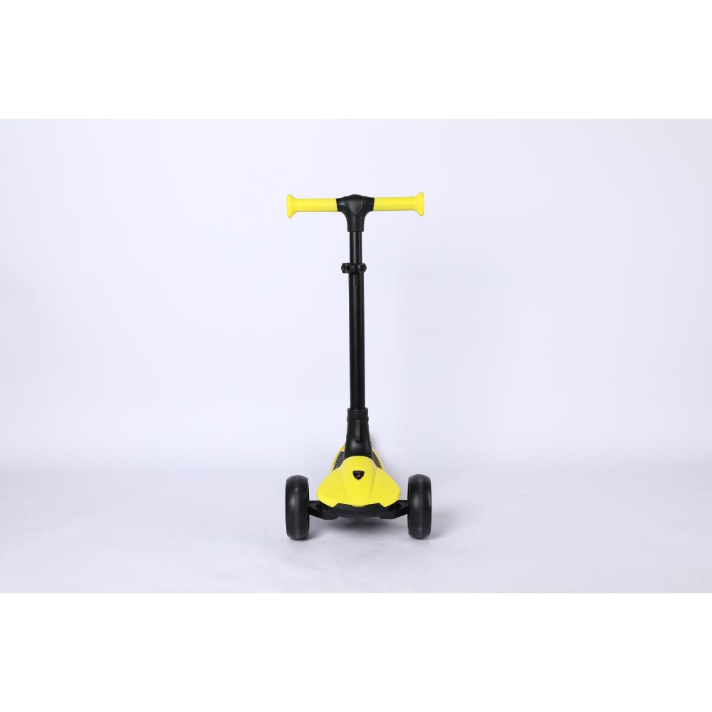 Lamborghini 3 Wheel Kids Scooter With Adjut Height Yellow