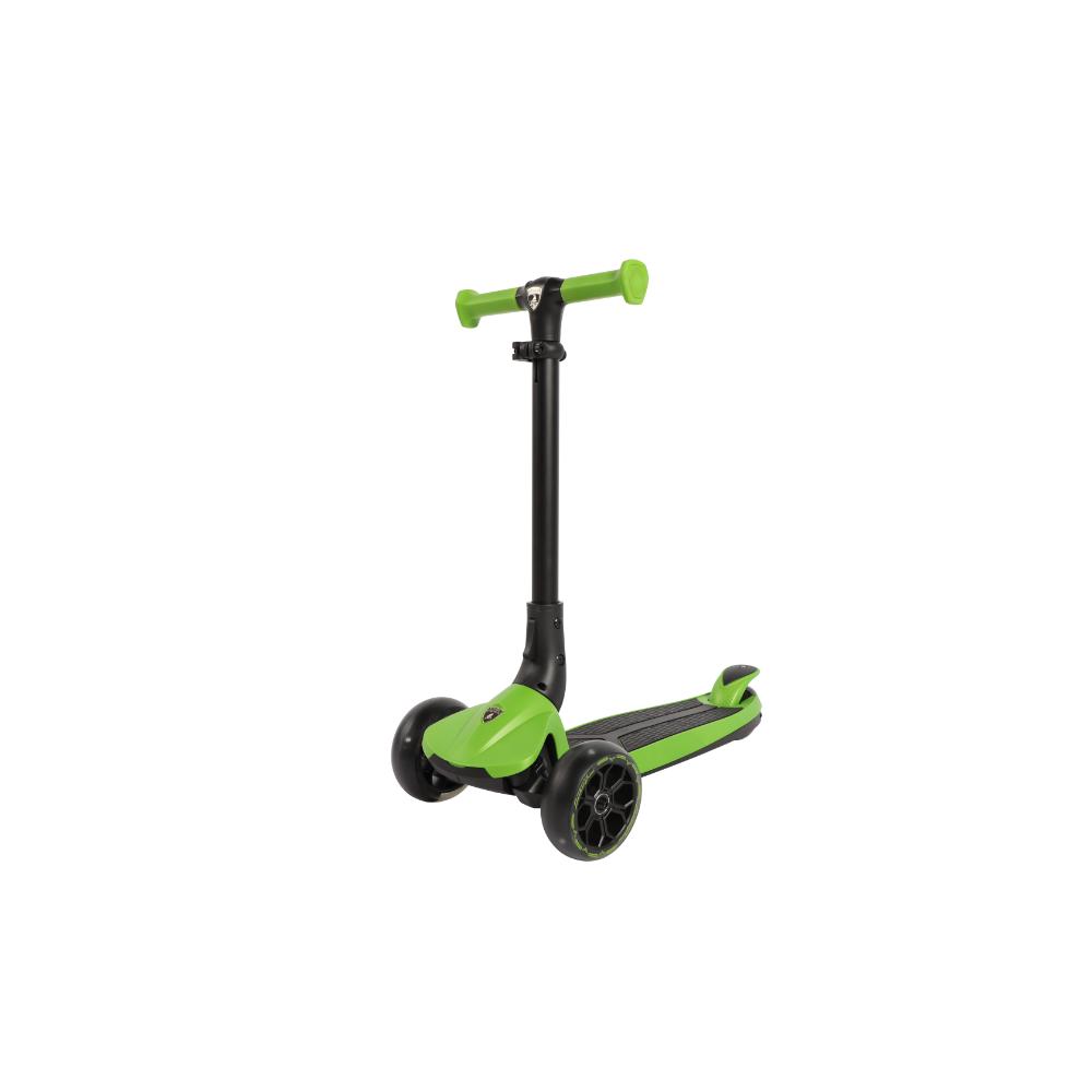 Lamborghini 3 Wheel Kids Scooter Height Green