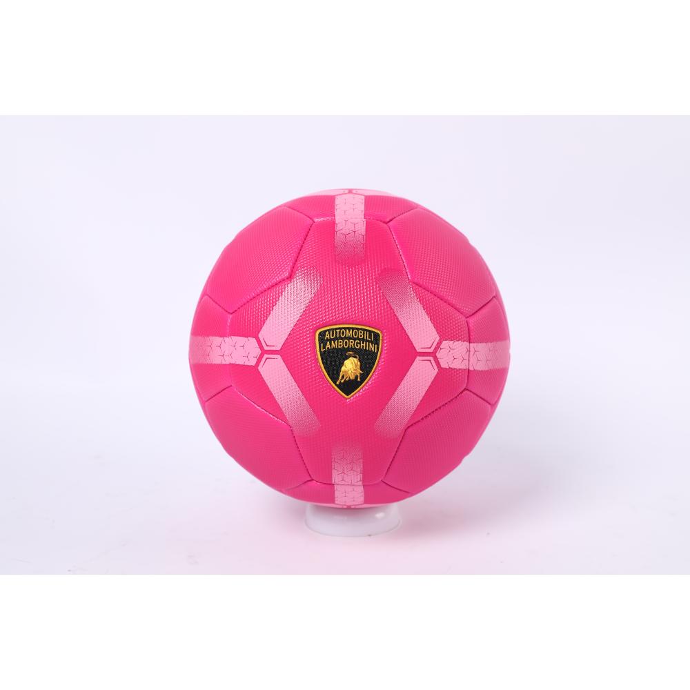 Lamborghini 5 Machine Sewing Pvc Soccer Ball Pink