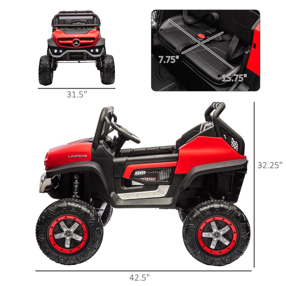 Ray Fun Mercedes Benz UniMog Kids Ride On