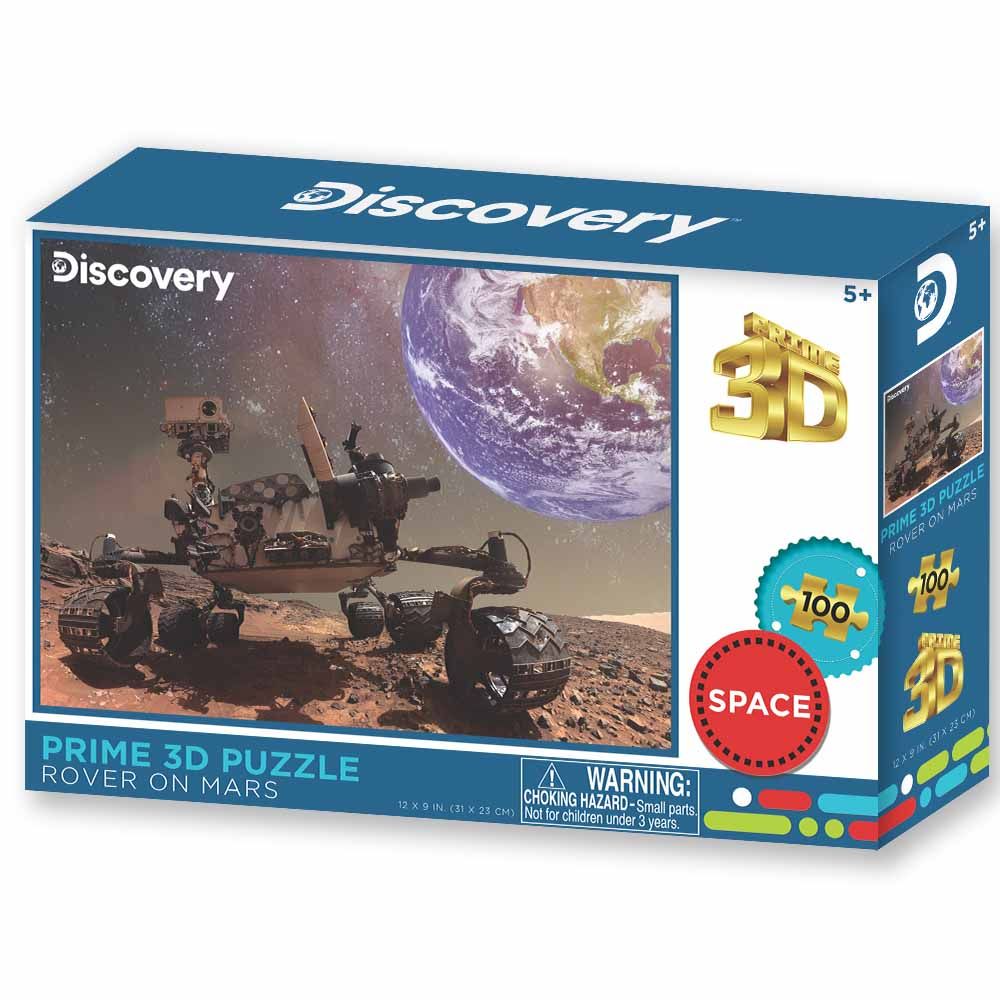 Prime 3D Rover On Mars Puzzle - 100 Pieces