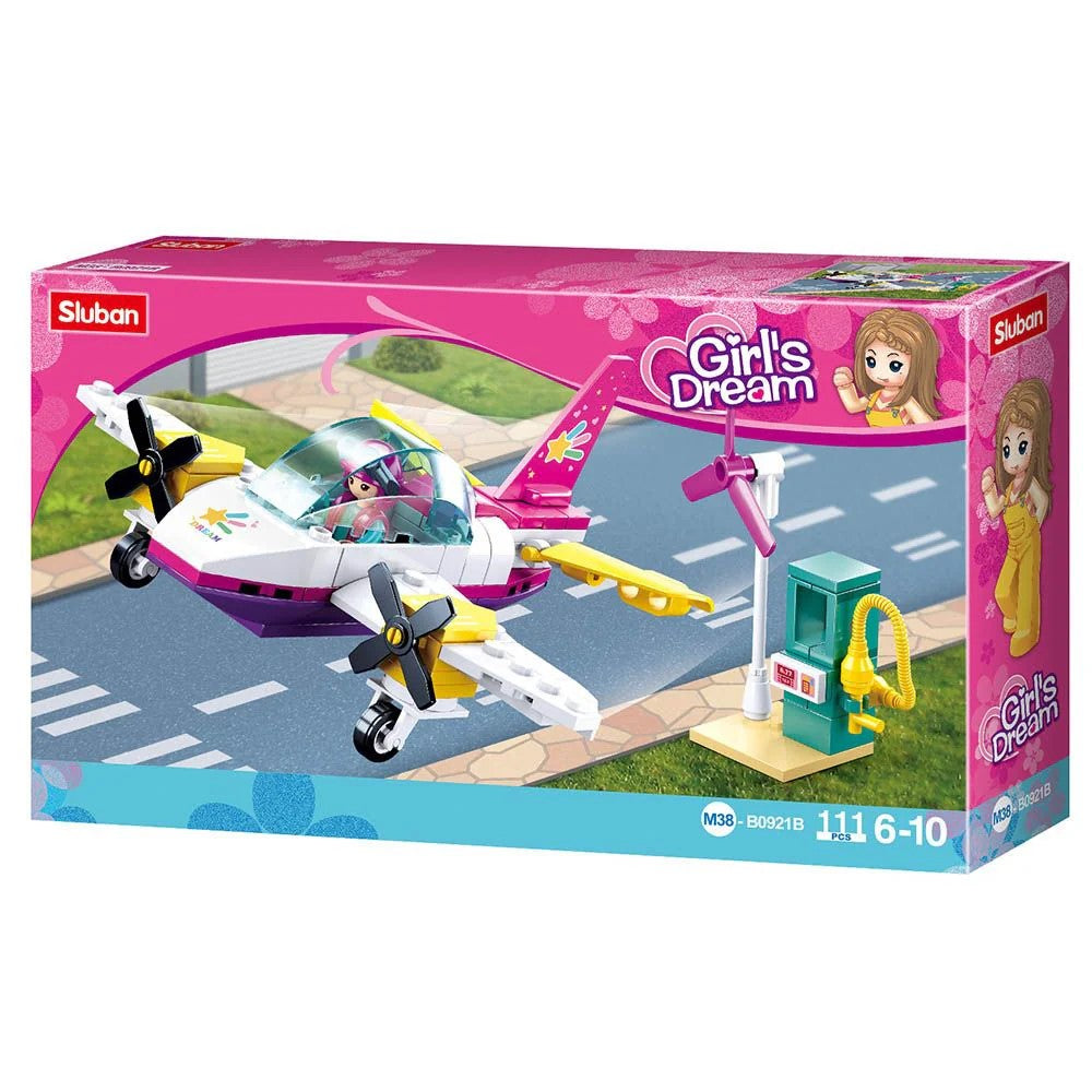 Sluban Girls Dream Plane 111 Pcs