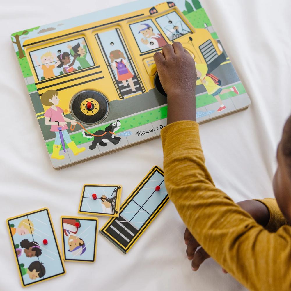 Melissa & Doug The Wheels on the Bus Sound Puzzle