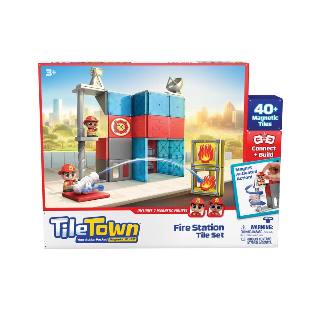 Tile Town Fire Station Tile Set