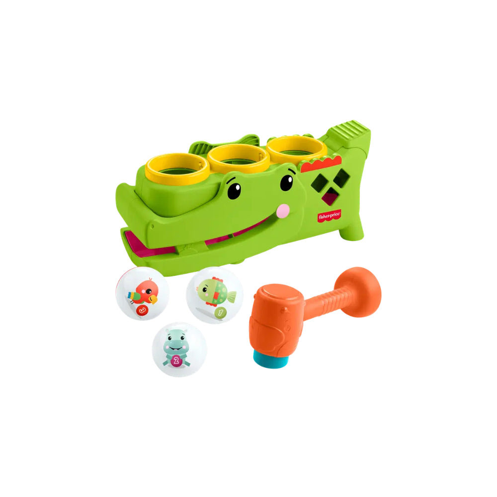 Fisher Price TAP & ROLL ALLIGATOR