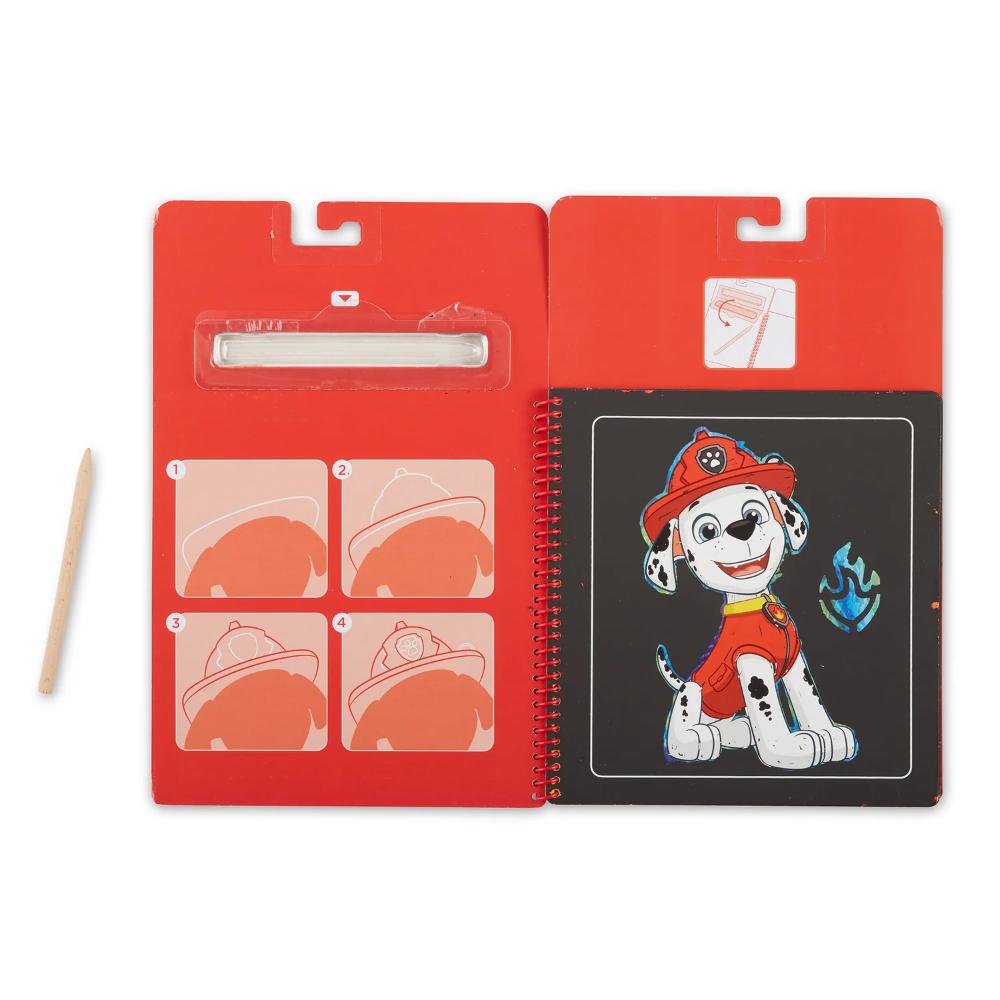 Melissa & Doug Paw Patrol Scratch Art Pad - Marshall