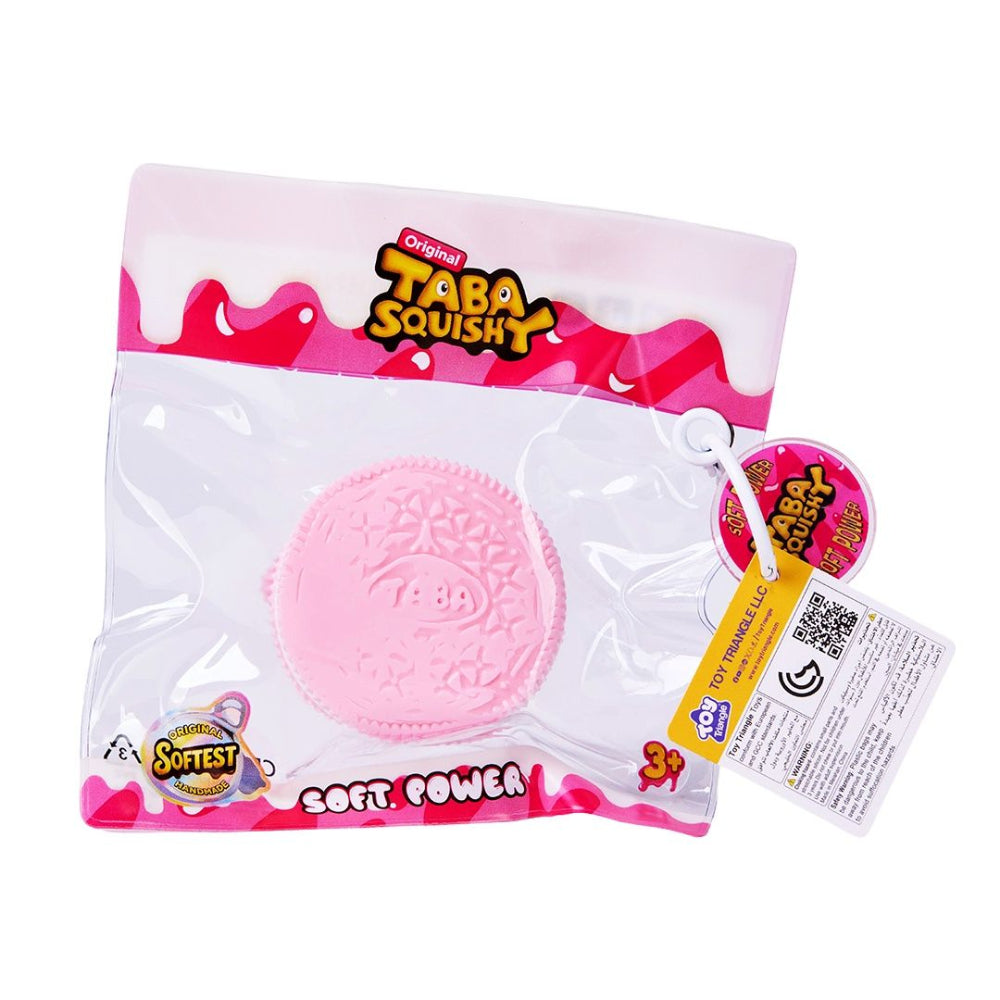 Taba Squishy Pink White Oreo