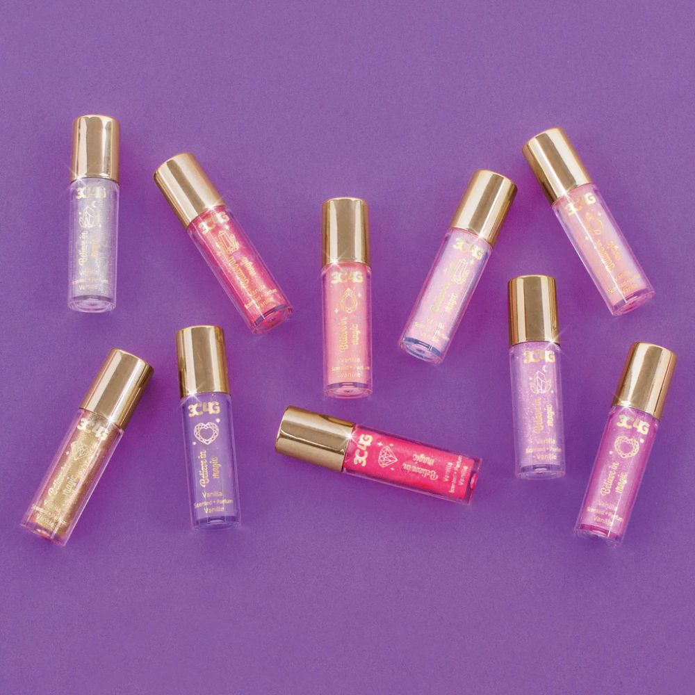 Make It Real Pink & Gold Lip Gloss Set