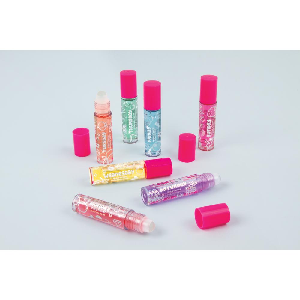 3C4G Days of the week rollerball lip gloss set