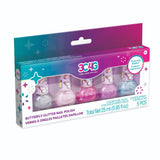 3C4G 5pk butterfly nail polish set