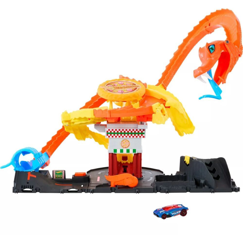 Hot Wheels City Snake  Pizza Shop