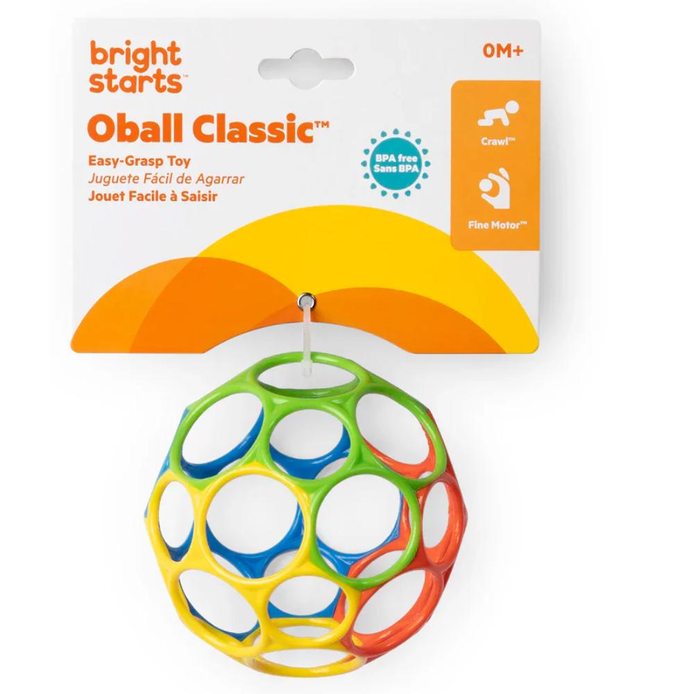 Bright Starts Oball Classic Easy Grasp Toy Bright Starts Oball Classic Easy Grasp Toy