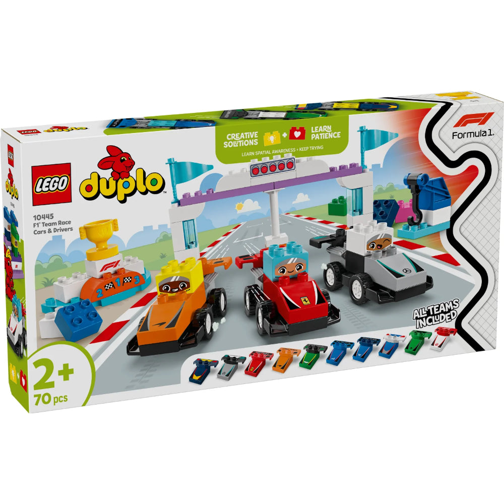 LEGO® DUPLO™ F1® Team Race Cars & Drivers LEGO® DUPLO™ F1® Team Race Cars & Drivers