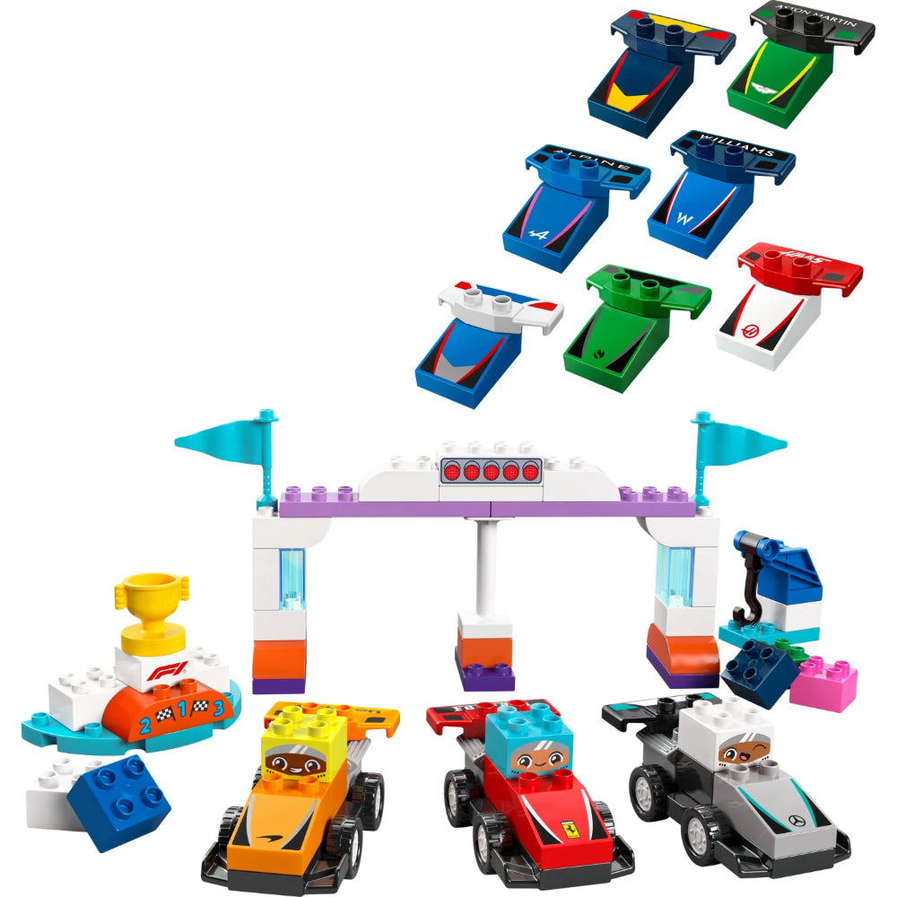 LEGO® DUPLO™ F1® Team Race Cars & Drivers LEGO® DUPLO™ F1® Team Race Cars & Drivers