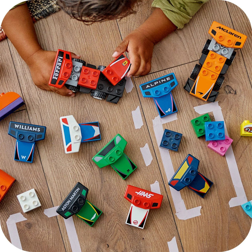 LEGO® DUPLO™ F1® Team Race Cars & Drivers LEGO® DUPLO™ F1® Team Race Cars & Drivers
