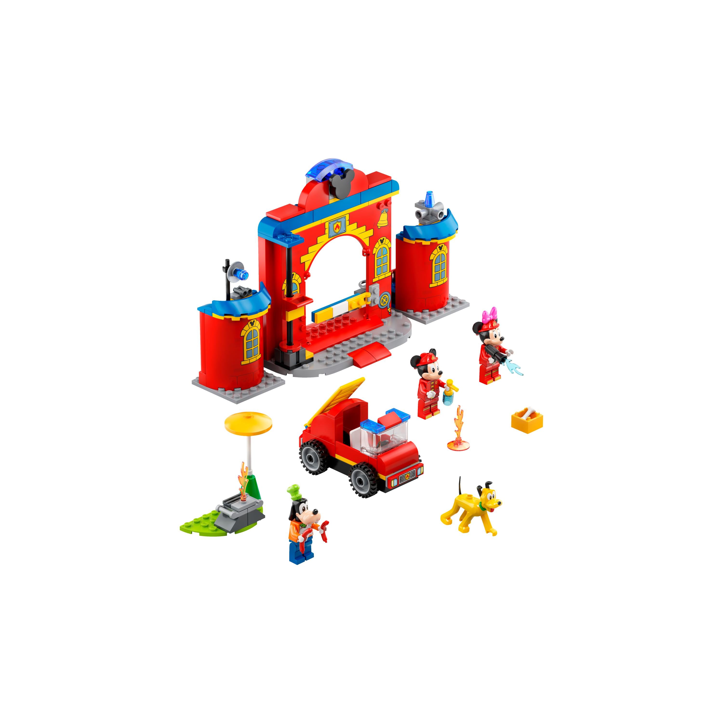 Lego Mickey and Friends Fire Truck  Station