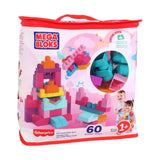 Mega Bloks First Builders Building Bag 60pcs Pink