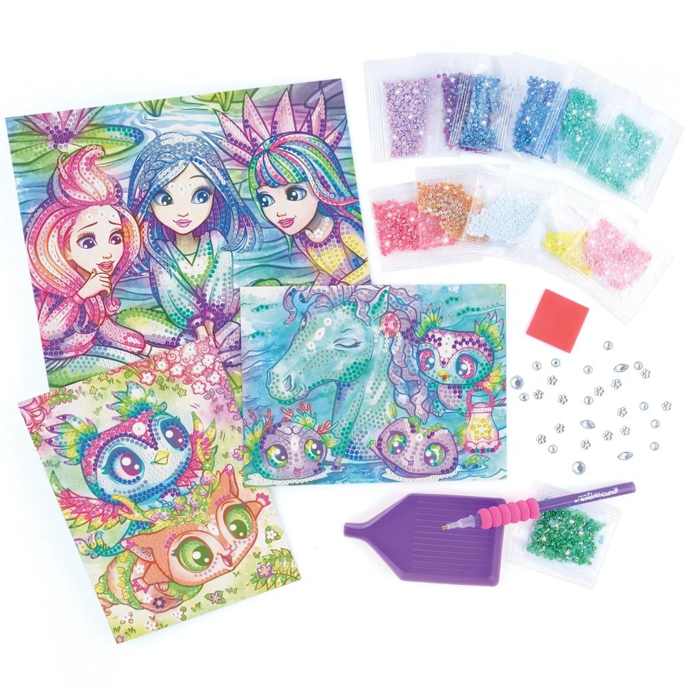 Nebulous Stars Dazzle by Number Rainbow