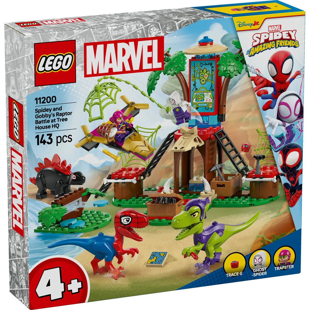 LEGO® Marvel Spidey And His Amazing Friends Spidey and Gobby’s Raptor Battle at Tree House HQ LEGO® Marvel Spidey And His Amazing Friends Spidey and Gobby’s Raptor Battle at Tree House HQ