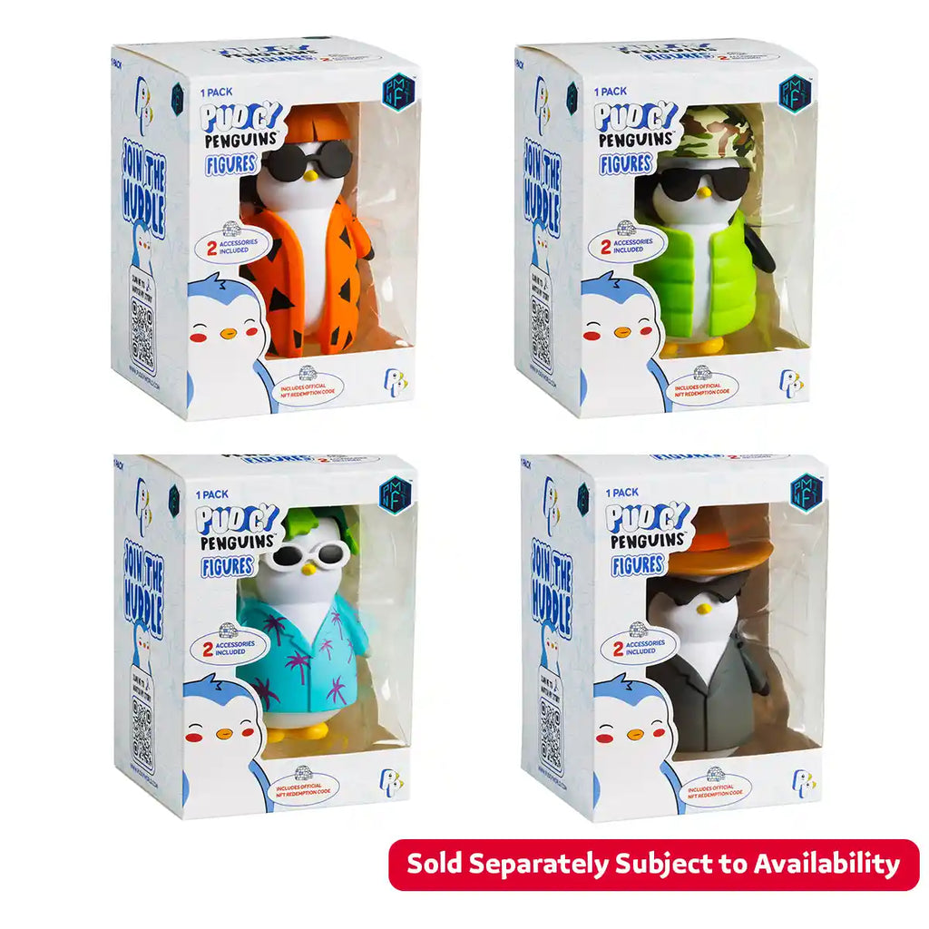 Pudgy Penguins  Fig 4.5" 1-Pk W/Access Assorted