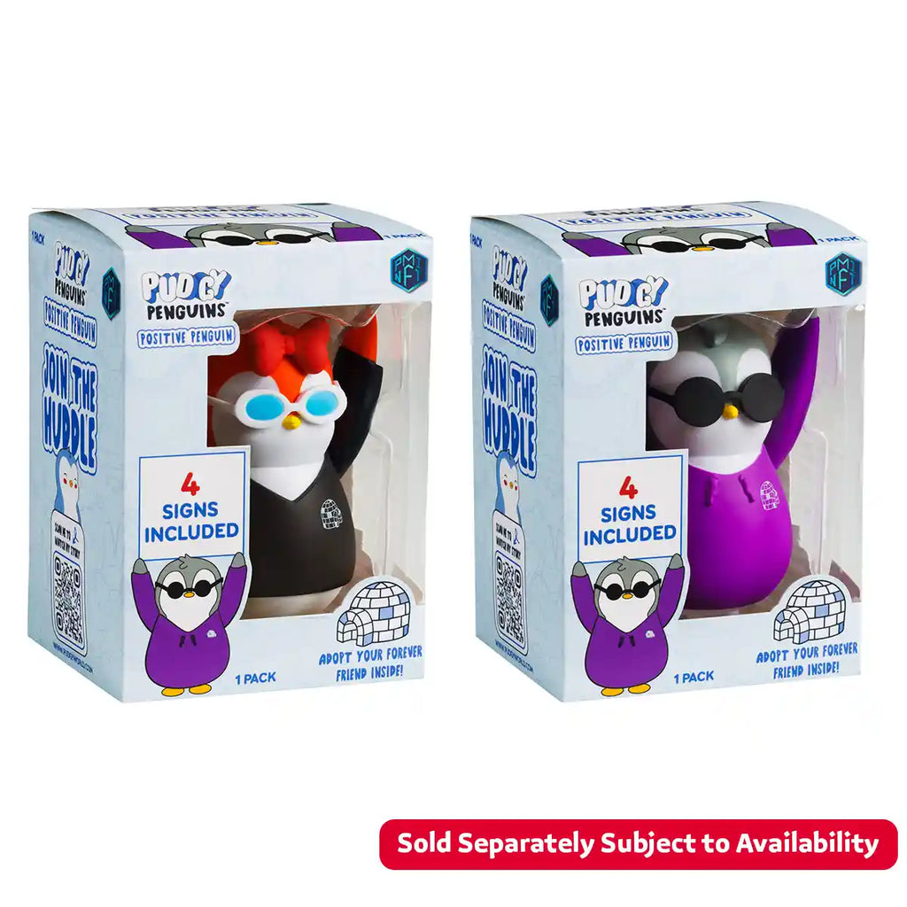 Pudgy Penguins  Figure 4.5" 1-Pk W/Access Assorted