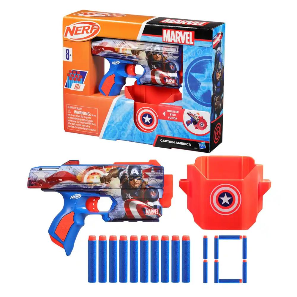 Nerf Marvel Captain America Dart Blaster Nerf Marvel Captain America Dart Blaster