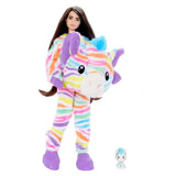 Barbie Cutie Reveal Doll Color Dream Series Rainbow Zebra