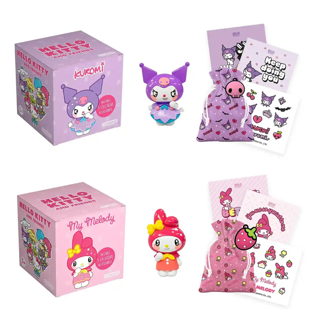 Hello Kitty & Friends Friendship Box Figurines Asst.