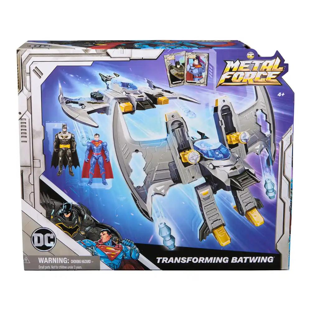 DC Metal Force Transforming Batwing 2-in-1 Playset