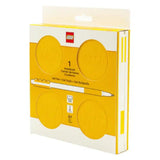 LEGO® IQ Locking Notebook with Gel Pen – Yellow
