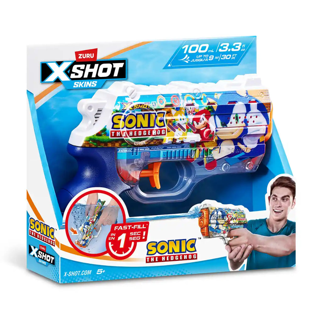 X Shot Water FF Skins Sonic