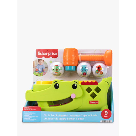 Fisher Price TAP & ROLL ALLIGATOR