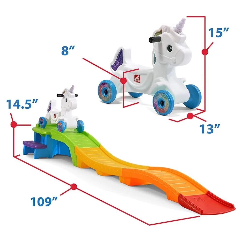 Step Unicorn Up Down Roller Coaster – Toys4me