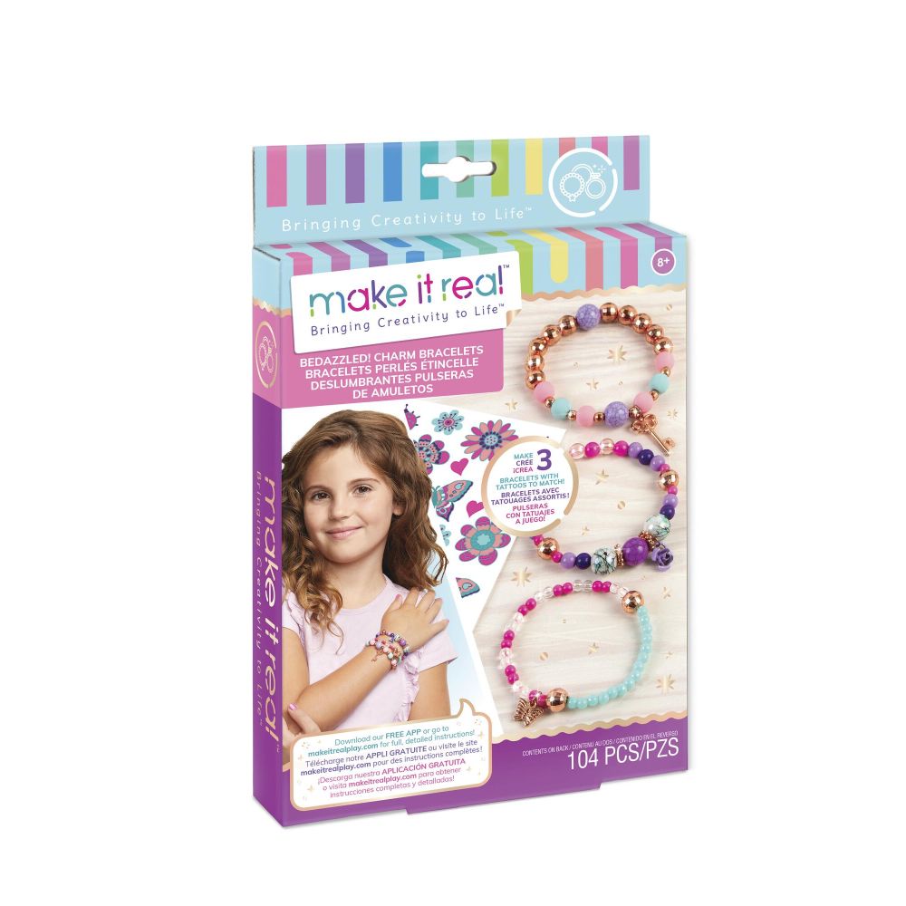 Make It Real Bedazzled Bracelets