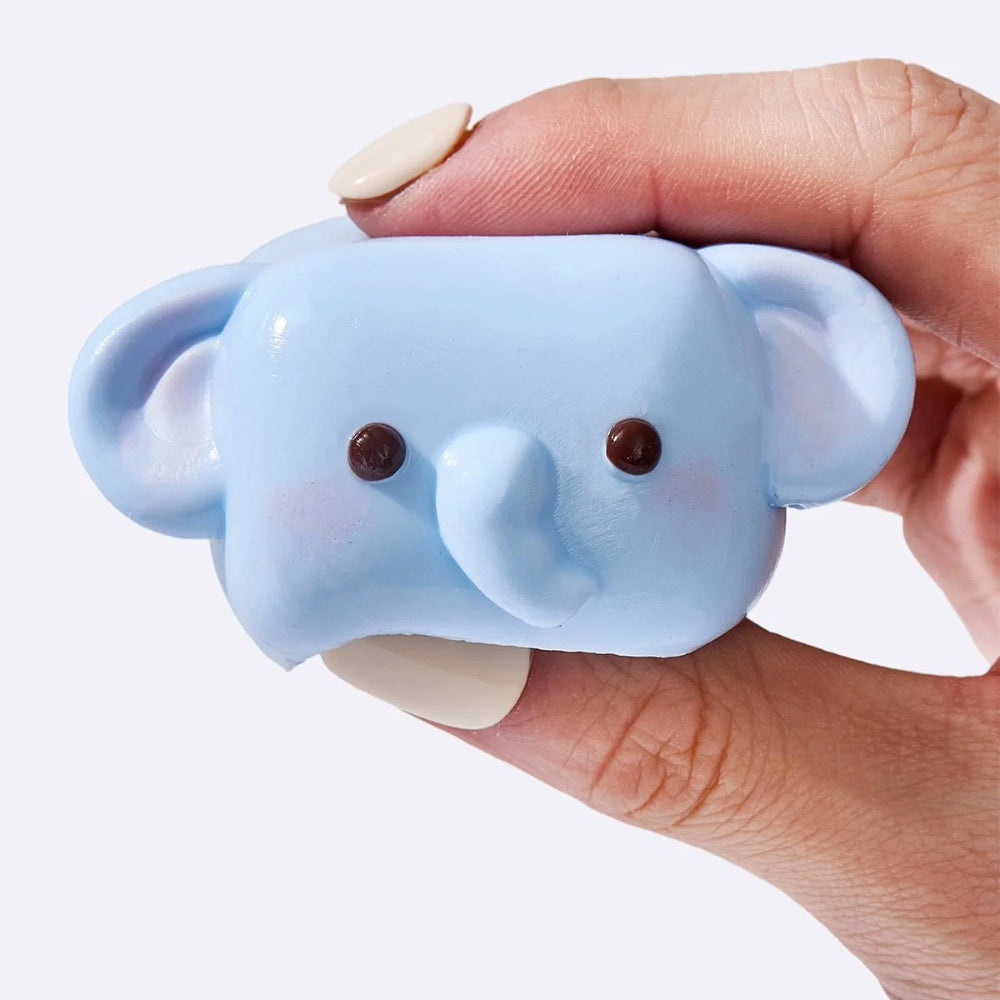 Taba Squishy Blue Elephant Cube