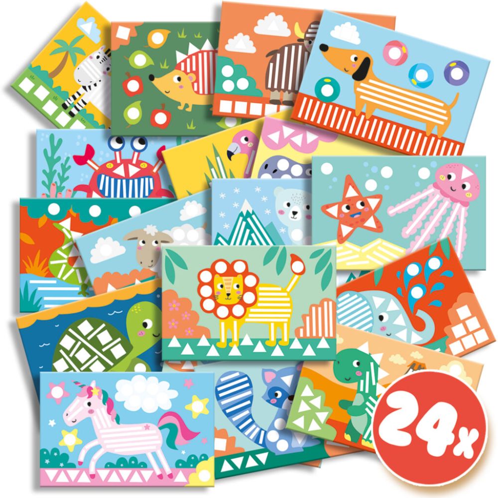 SES I learn to stick and recognize shapes