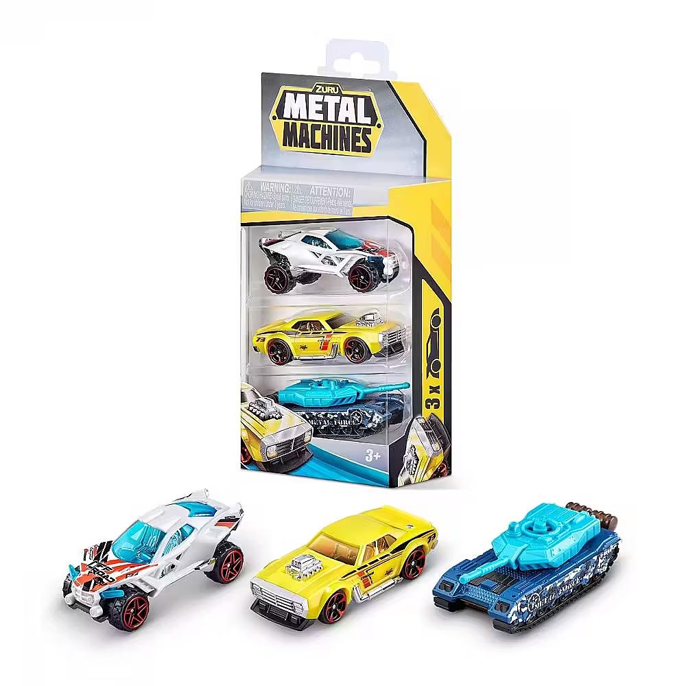 Zuru Metal Machines Car 3Pk Assorted