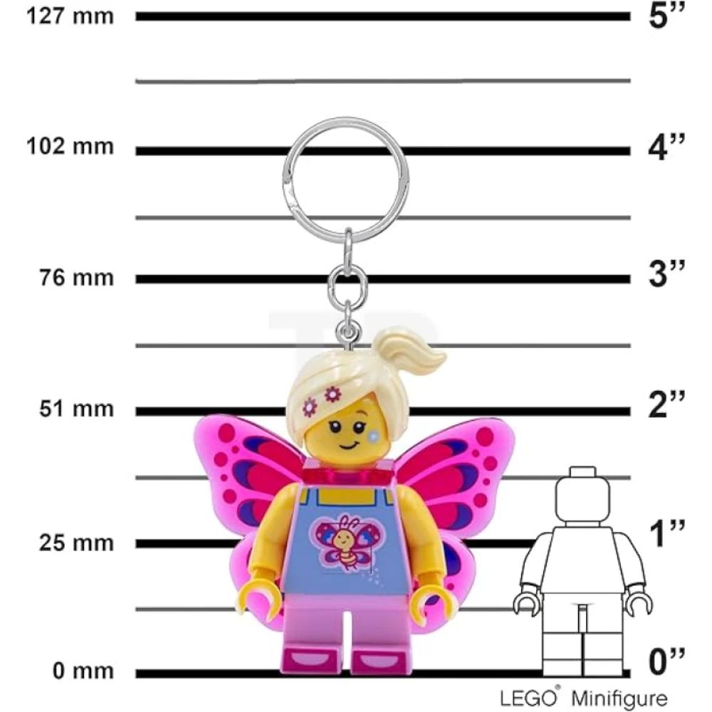 Lego IQ LED Keychain Light Butterfly Girl