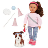 Our Generation Doll W/Pet Dog Natalia & Nillie