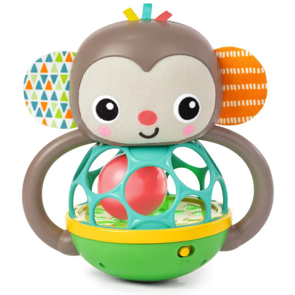 Bright Starts Grab Giggle Monkey Multi Sensory Toy