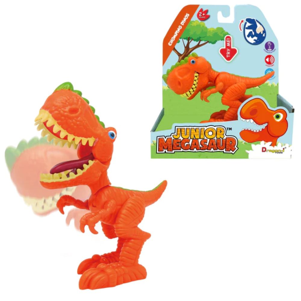 Junior Megasaur Chomping Dinos 3 Assorted