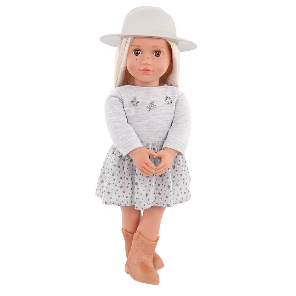 Our Generation Doll W/Pleated Skirt & Hat Abigale