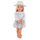 Our Generation Doll W/Pleated Skirt & Hat Abigale