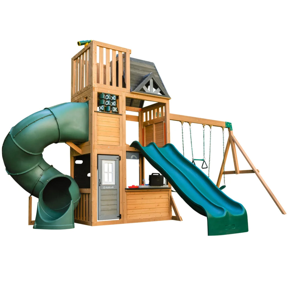 KidKraft Summit View Wooden Swing Set KidKraft Summit View Wooden Swing Set