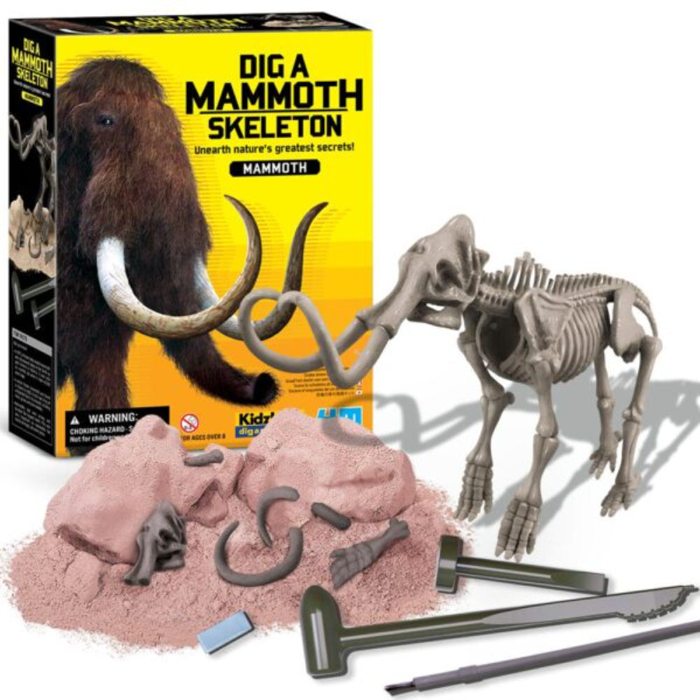 4M KidzLabs  Dig A Dinosaur Skeleton Mammoth