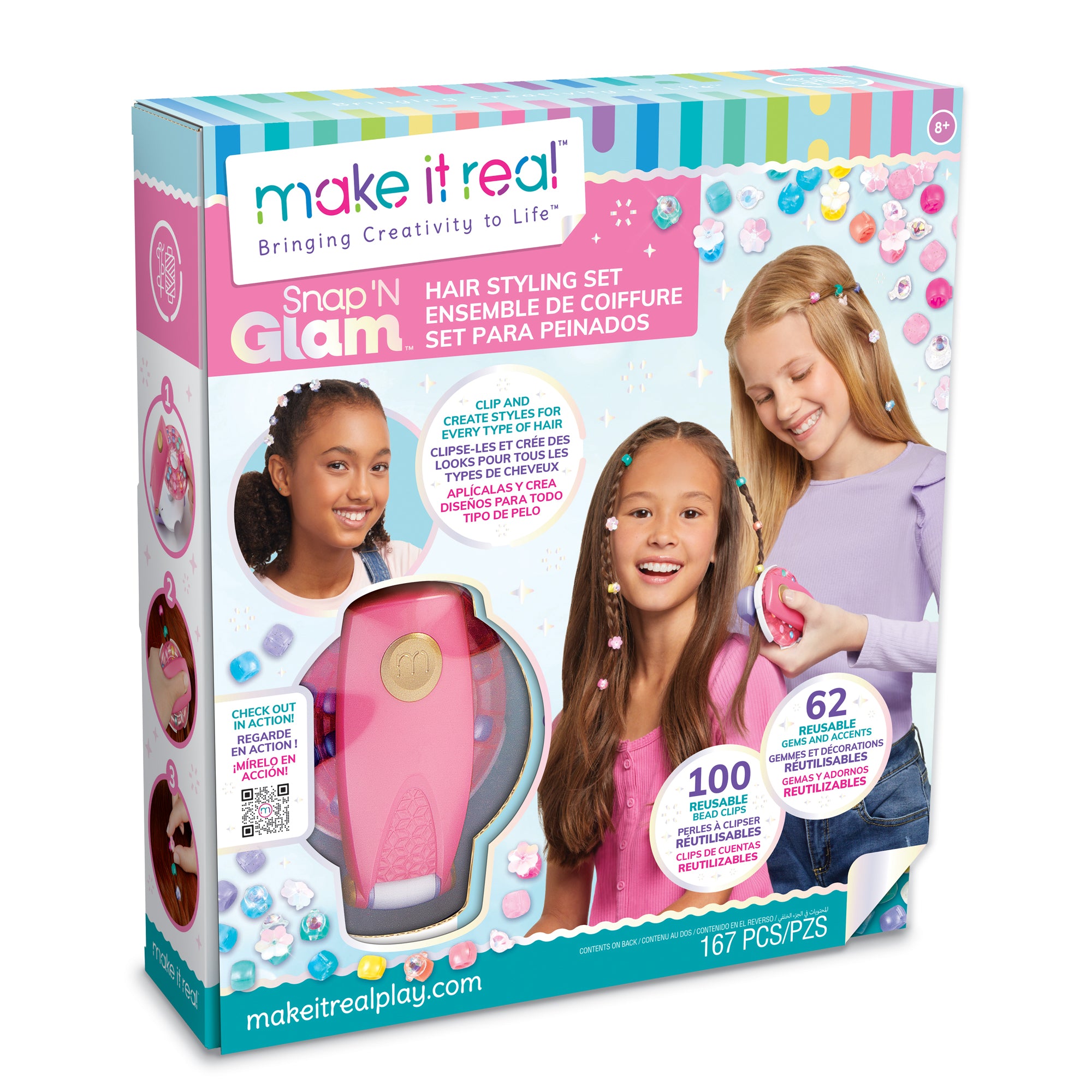 Make It Real Cool Clips Hair Accessories Set Make It Real Cool Clips Hair Accessories Set