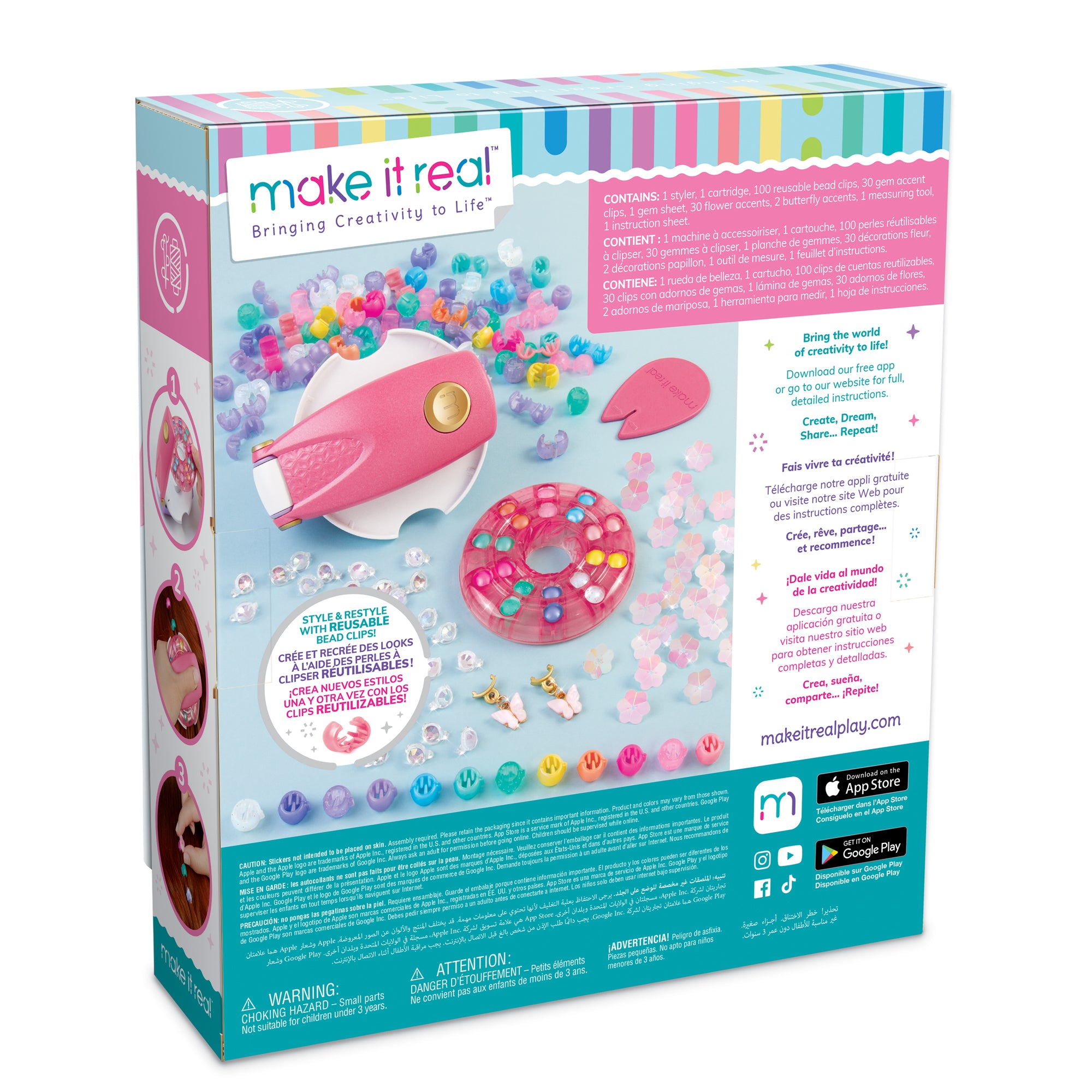 Make It Real Cool Clips Hair Accessories Set Make It Real Cool Clips Hair Accessories Set