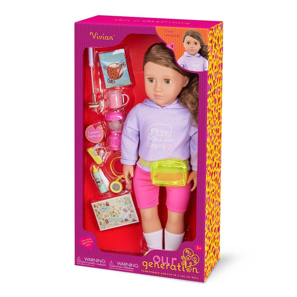 Our Generation Activity 1St Time Camping Doll Vivian