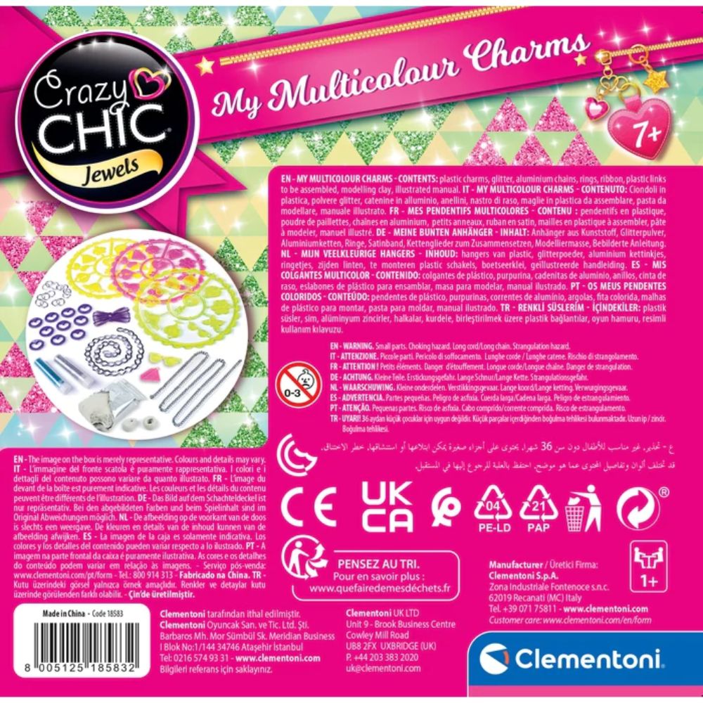 Clementoni Crazy Chic My Multi Colour Charms Clementoni Crazy Chic My Multi Colour Charms
