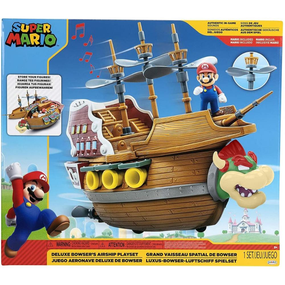 Nintendo Bowser's Airship Playset Dlx Nintendo Bowser's Airship Playset Dlx